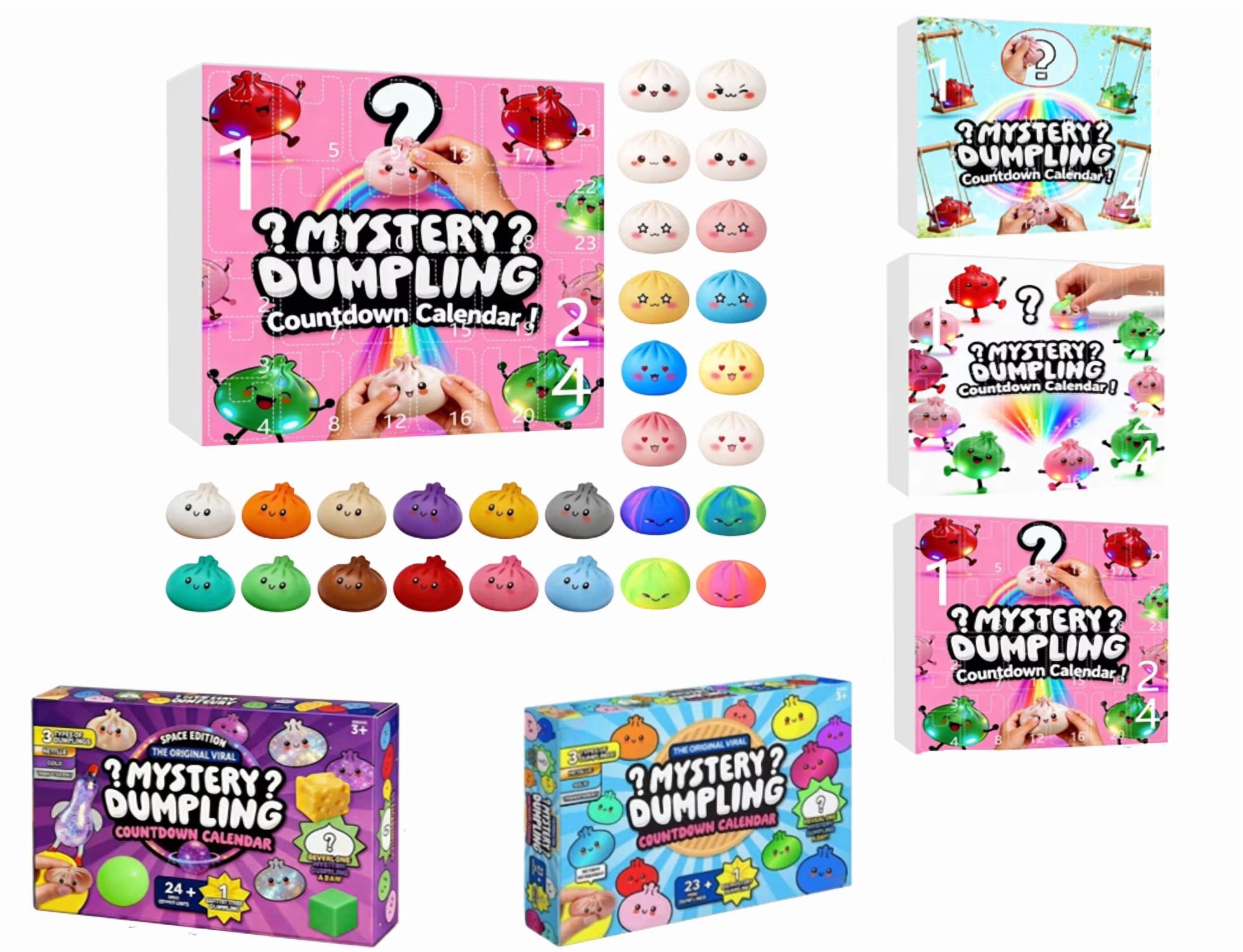 Ultimate Squishy Dumpling Blind Box Calendar