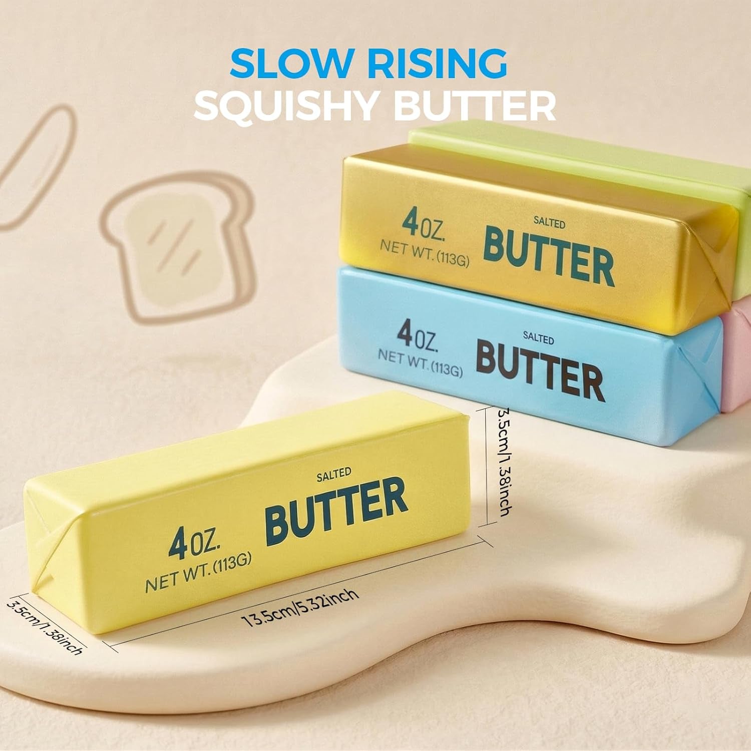 Butter Squishy(Golden)
