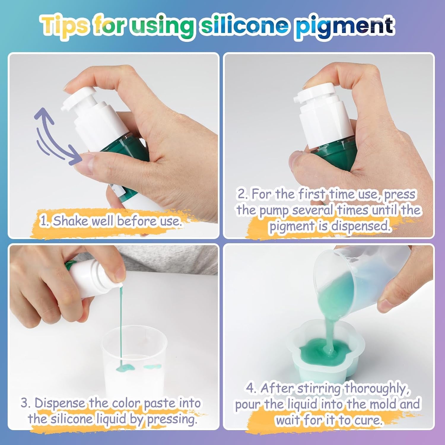 Taba Squishy Silicone Pigment - 12 Colors