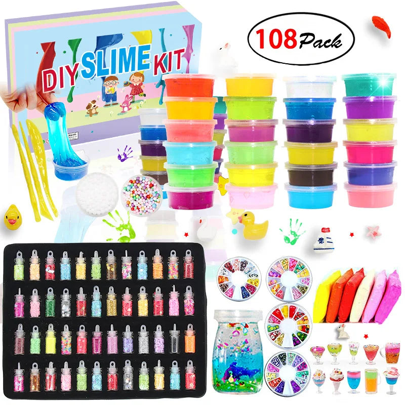 Stretch Crystal Slime Set Slime DIY Butter Slime