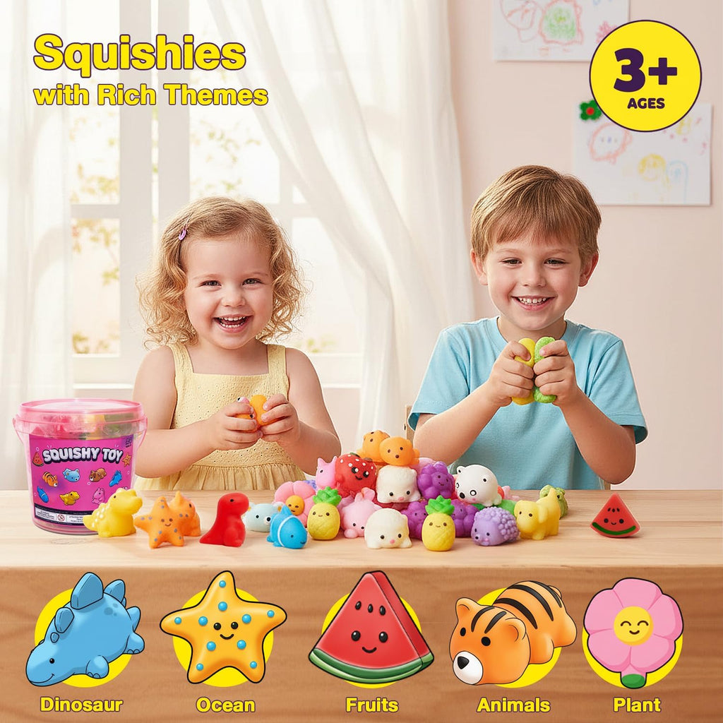 30 Pack Mochi Squishy Toys