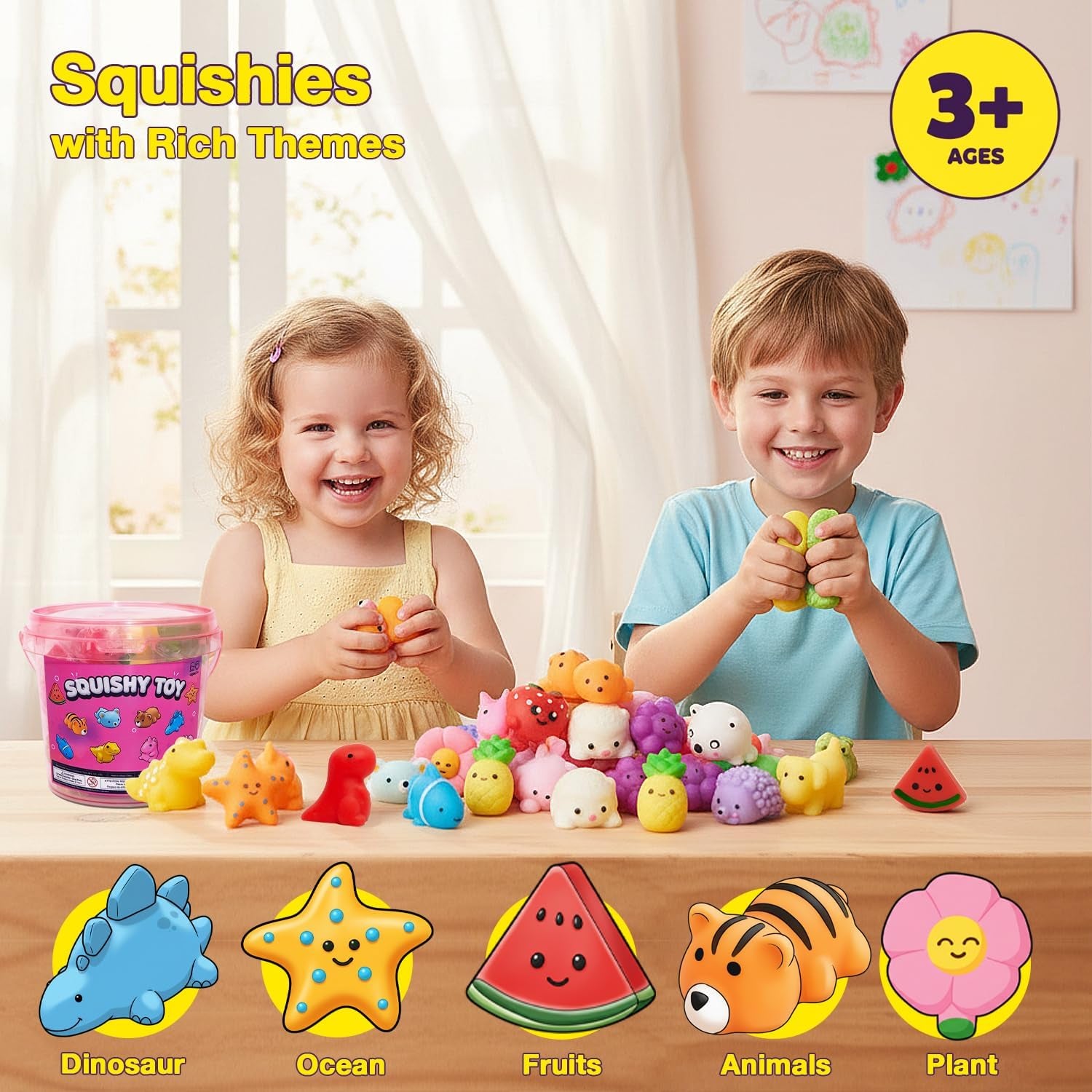 30 Pack Mochi Squishy Toys