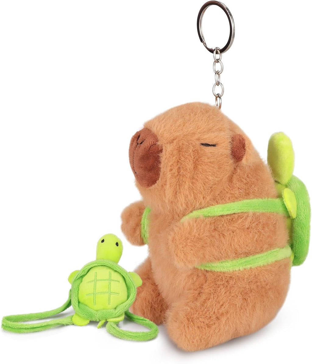 Cute Capybara Plush Keychain, 6.3-Inch 