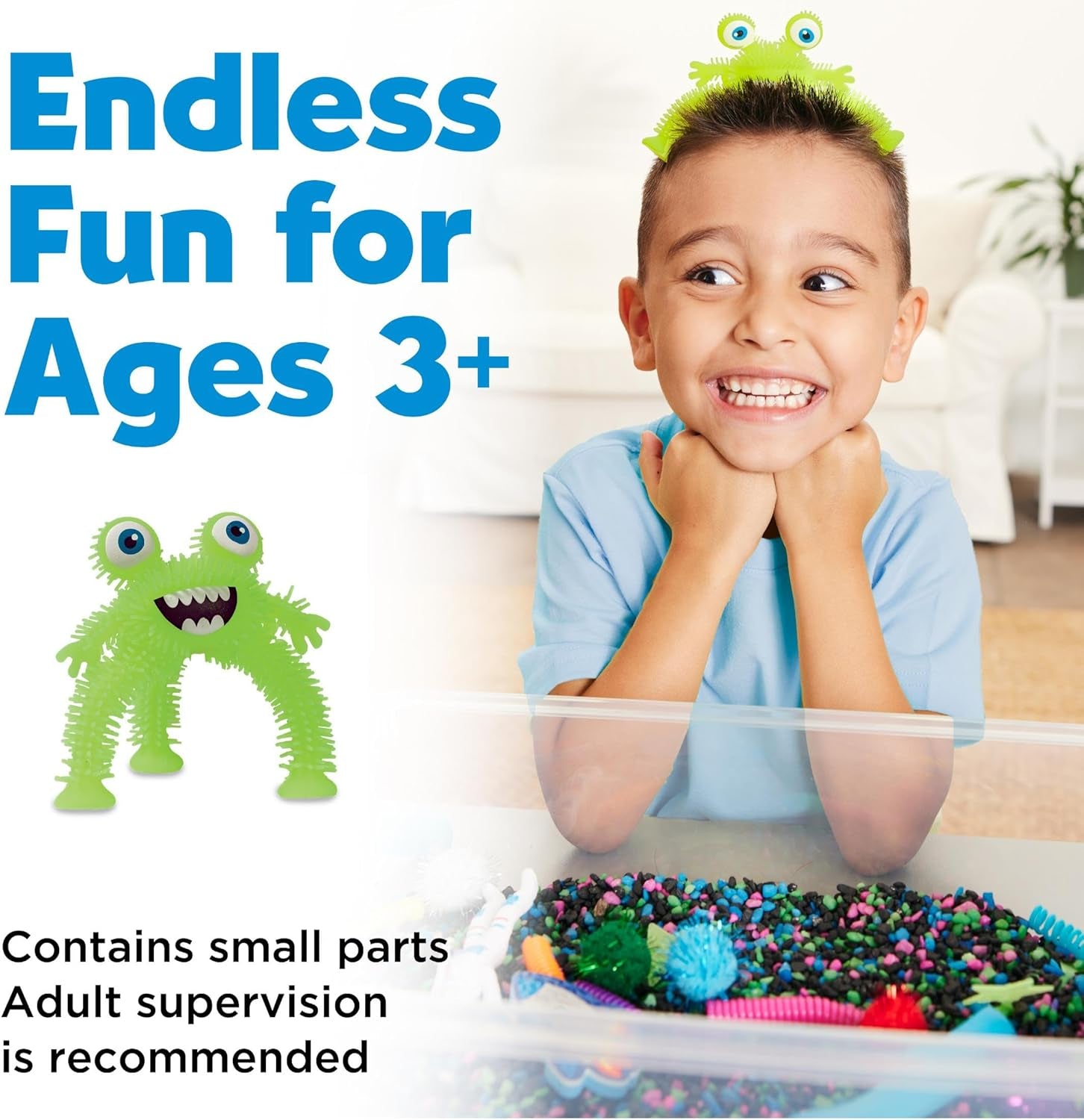 Sensory Bin: Outer Space Toys 