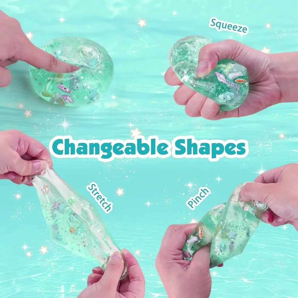 Taba Squishy Stress Balls Cube - Ocean Sensory 