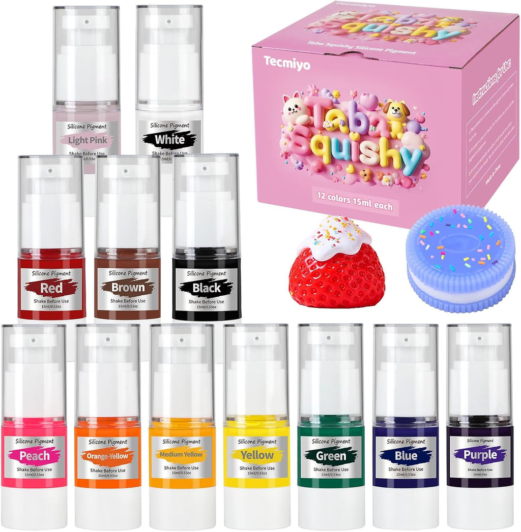 Taba Squishy Silicone Pigment - 12 Colors