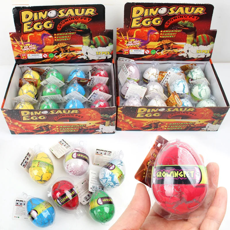  Colourful Cracked Dinosaur Eggs Hatching Eggs Soaking 