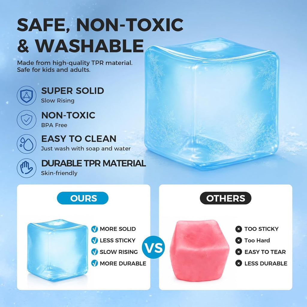 Ice Cube Squishy Fidget Toy