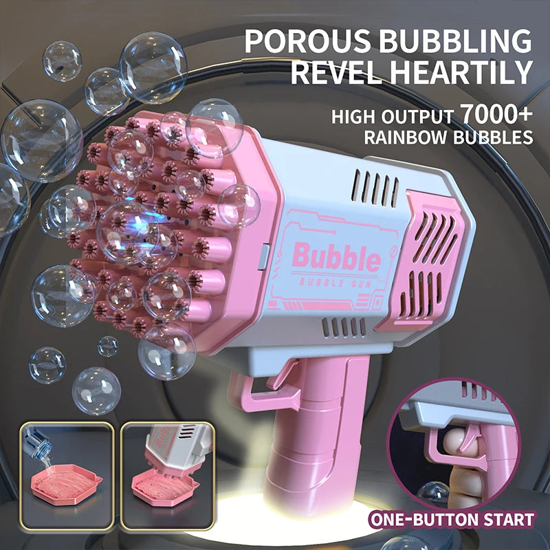 40 Hole Bubble Machine Fully Automatic Bubble Blowing 
