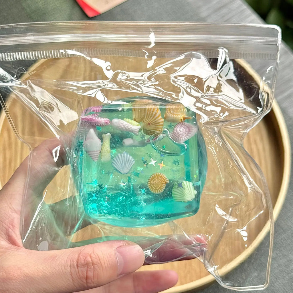 Taba Squishy Stress Balls Cube - Ocean Sensory 